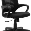 OFFICE (805) Mesh Back Office Chair with Fixed arm rest & Height Adjustment Fabric, Mesh Office Arm Chair - Image 7