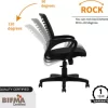 OFFICE (805) Mesh Back Office Chair with Fixed arm rest & Height Adjustment Fabric, Mesh Office Arm Chair - Image 3