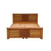 Square Full Teak Wood Cot - Image 3